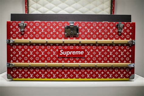 lv trunk supreme|Supreme x Louis Vuitton Trunks: Rich Teenagers Bought it.